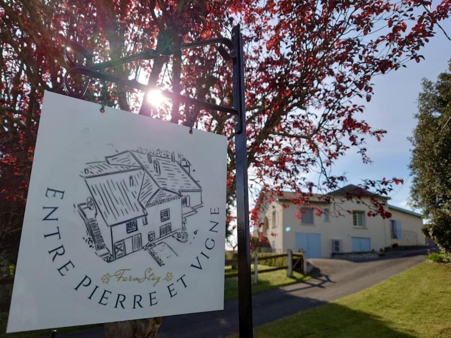 Entre Pierre Et Vigne - Charming Former Winery Farmhouse With Hot Tub & Swimming Pool Monestier  Luaran gambar