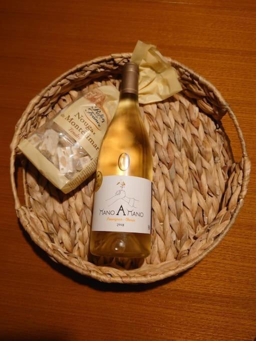 Entre Pierre Et Vigne - Charming Former Winery Farmhouse With Hot Tub & Swimming Pool Monestier  Luaran gambar